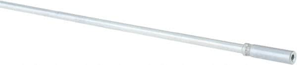 Value Collection - 36" Long x 1/4" Rod Diam, Tube Brush Extension Rod - 3/16-24 Female Thread - Americas Tooling