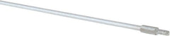 Value Collection - 36" Long x 1/4" Rod Diam, Tube Brush Extension Rod - 1/4-20 Male Thread - Americas Tooling