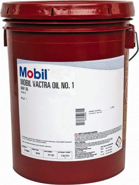 Mobil - 5 Gal Pail, Mineral Way Oil - ISO Grade 32, SAE Grade 6 - Americas Tooling