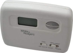 White-Rodgers - 45 to 99°F, 2 Heat, 1 Cool, Economy Digital Heat Pump Thermostat (Hardwired with Battery Back-Up) - 20 to 30 Volts, Electronic Switching Switch - Americas Tooling