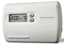 White-Rodgers - 45 to 90°F, 1 Heat, 1 Cool, Standard Digital 5+1+1 Programmable Single Stage Thermostat - mV to 30 Volts, Electronic Switching Switch - Americas Tooling