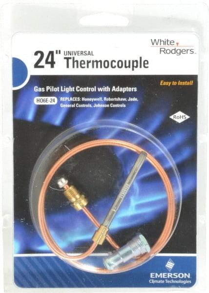 White-Rodgers - 24" Lead Length Universal Replacement HVAC Thermocouple - Universal Connection - Americas Tooling