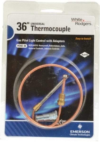 White-Rodgers - 36" Lead Length Universal Replacement HVAC Thermocouple - Universal Connection - Americas Tooling