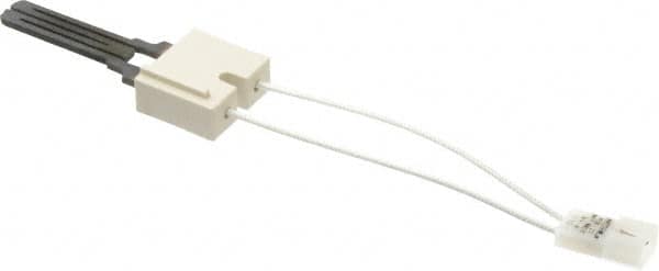 White-Rodgers - 120 VAC, 5 Amp, Two Terminal Receptacle with .093" Male Pins Connection, Silicon Carbide Hot Surface Ignitor - 9" Lead Length, For Use with Gas Burner - Americas Tooling