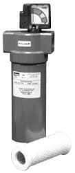 Parker - 1" Port, 14.14" High x 4.65" Wide, FRL Filter with Aluminum Bowl & Automatic Drain - 100 SCFM, 500 Max psi, 175°F Max - Americas Tooling