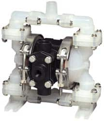 SandPIPER - 1/4" NPT, Nonmetallic, Air Operated Diaphragm Pump - Santoprene Diaphragm, Conductive Acetal Housing - Americas Tooling