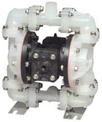 SandPIPER - 1/2" NPT, Nonmetallic, Air Operated Diaphragm Pump - Santoprene Diaphragm, Polypropylene Housing - Americas Tooling