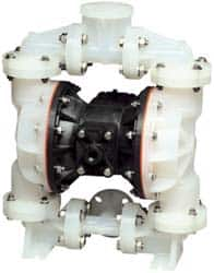 SandPIPER - Nonmetallic, Air Operated Diaphragm Pump - PTFE Diaphragm, Polypropylene Housing - Americas Tooling