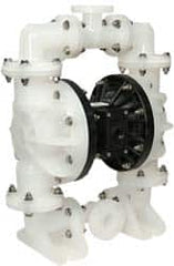 SandPIPER - 1-1/2" NPT, Nonmetallic, Air Operated Diaphragm Pump - PTFE Diaphragm, Polypropylene Housing - Americas Tooling