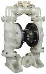 SandPIPER - 2" NPT, Nonmetallic, Air Operated Diaphragm Pump - PTFE Diaphragm, Polypropylene Housing - Americas Tooling