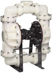 SandPIPER - 3" NPT, Nonmetallic, Air Operated Diaphragm Pump - Santoprene Diaphragm, Polypropylene Housing - Americas Tooling