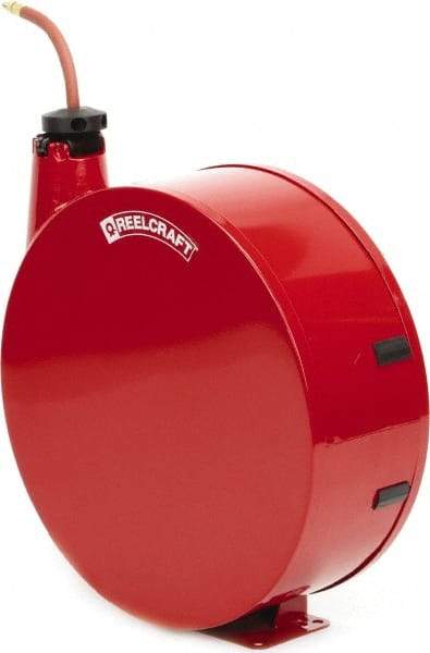 Reelcraft - 50' Spring Retractable Hose Reel - 300 psi, Hose Included - Americas Tooling