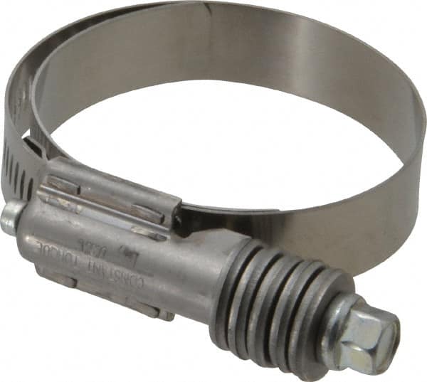 IDEAL TRIDON - Steel Auto-Adjustable Worm Drive Clamp - 5/8" Wide x 5/8" Thick, 1-3/4" Hose, 1-3/4 to 2-5/8" Diam - Americas Tooling