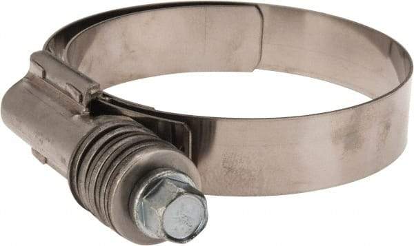 IDEAL TRIDON - Steel Auto-Adjustable Worm Drive Clamp - 5/8" Wide x 5/8" Thick, 2-1/4" Hose, 2-1/4 to 3-1/8" Diam - Americas Tooling