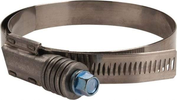 IDEAL TRIDON - Steel Auto-Adjustable Worm Drive Clamp - 5/8" Wide x 5/8" Thick, 3-3/4" Hose, 3-3/4 to 4-5/8" Diam - Americas Tooling