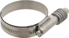 IDEAL TRIDON - Stainless Steel Auto-Adjustable Worm Drive Clamp - 5/8" Wide x 5/8" Thick, 1-3/4" Hose, 1-3/4 to 2-5/8" Diam - Americas Tooling