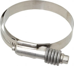 IDEAL TRIDON - Stainless Steel Auto-Adjustable Worm Drive Clamp - 5/8" Wide x 5/8" Thick, 2-3/4" Hose, 2-3/4 to 3-5/8" Diam - Americas Tooling