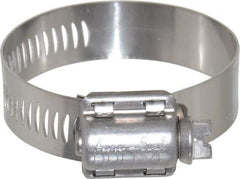 IDEAL TRIDON - SAE Size 24, 1-1/16 to 2" Diam, Stainless Steel MS Series MIL-Spec Worm Drive Clamp - 1/2" Wide, Material Grade 410, Series MS Mil Spec - Americas Tooling