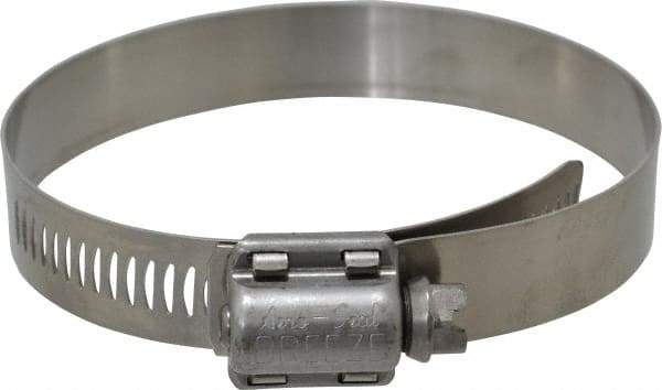 IDEAL TRIDON - SAE Size 48, 2-9/16 to 3-1/2" Diam, Stainless Steel MS Series MIL-Spec Worm Drive Clamp - 1/2" Wide, Material Grade 300 SERIES, Series MS Mil Spec - Americas Tooling