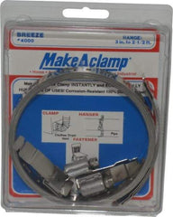 Made in USA - 2" Diam, Hose Clamp Kit - Americas Tooling