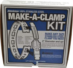 Made in USA - 2" Diam, Hose Clamp Kit - Americas Tooling