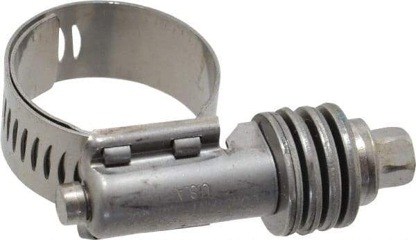 IDEAL TRIDON - Stainless Steel Auto-Adjustable Worm Drive Clamp - 1/2" Wide x 1/2" Thick, 9/16" Hose, 9/16 to 1-1/16" Diam - Americas Tooling