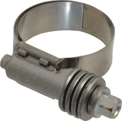 IDEAL TRIDON - Stainless Steel Auto-Adjustable Worm Drive Clamp - 1/2" Wide x 1/2" Thick, 13/16" Hose, 13/16 to 1-1/2" Diam - Americas Tooling