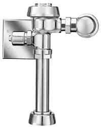 Sloan Valve Co. - 1-1/2" Spud Coupling, 3/4" Pipe, Closet Automatic Flush Valve - Handle Opening, 1.6 Gal per Flush, Metal Cover, Powered by Electrical Line with 24 Volt Step Down Transformer - Americas Tooling