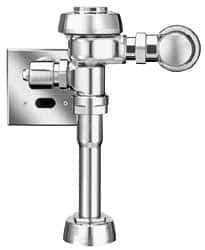 Sloan Valve Co. - 1-1/4" Spud Coupling, 3/4" Pipe, Urinal Automatic Flush Valve - Handle Opening, 1 Gal per Flush, Metal Cover, Powered by Electrical Line with 24 Volt Step Down Transformer - Americas Tooling