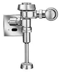 Sloan Valve Co. - 3/4" Spud Coupling, 3/4" Pipe, Urinal Automatic Flush Valve - Handle Opening, 1.5 Gal per Flush, Metal Cover, Powered by Electrical Line with 24 Volt Step Down Transformer - Americas Tooling