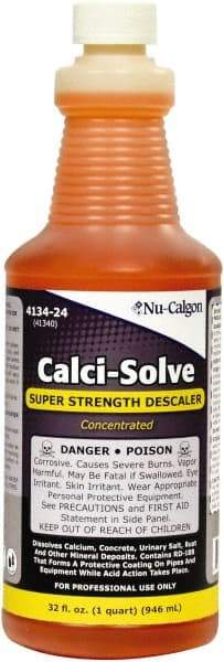 Nu-Calgon - 1 Qt Liquid Hydrochloric Acid Drain Cleaner - Acidic Scent - Americas Tooling