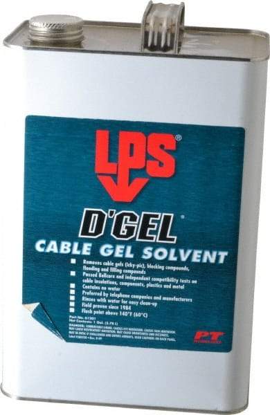 LPS - 1 Gal Bottle Cable Cleaner - Liquid, Citrus & Petroleum Distillate, Unscented - Americas Tooling