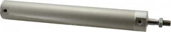 SMC PNEUMATICS - 1-1/4" Bore Double Acting Air Cylinder - 1/8 Port, 7/16-20 Rod Thread, 140 Max psi, 40 to 140°F - Americas Tooling