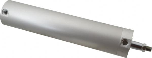 SMC PNEUMATICS - 2-1/2" Bore Double Acting Air Cylinder - 1/4 Port, 1/2-20 Rod Thread, 140 Max psi, 40 to 140°F - Americas Tooling