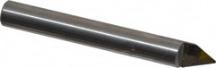 Onsrud - 60° Incl Angle, 1/4" Shank Diam, 2" OAL, 0.03" Cut Diam, Conical Engraving Cutter - 1/2" LOC, 0.03" Tip Diam, 1 Flute, Right Hand Cut, Solid Carbide, Uncoated - Americas Tooling