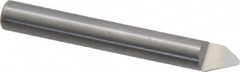 Onsrud - 60° Incl Angle, 1/4" Shank Diam, 2" OAL, 0.06" Cut Diam, Conical Engraving Cutter - 1/2" LOC, 0.06" Tip Diam, 1 Flute, Right Hand Cut, Solid Carbide, Uncoated - Americas Tooling