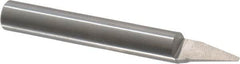 Onsrud - 30° Incl Angle, 1/4" Shank Diam, 1-1/2" OAL, 0.06" Cut Diam, Conical Engraving Cutter - 1/2" LOC, 0.06" Tip Diam, 1 Flute, Right Hand Cut, Solid Carbide, AlTiN Finish - Americas Tooling