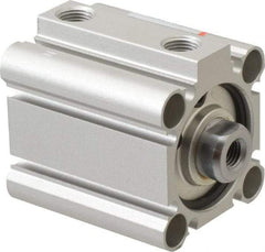 SMC PNEUMATICS - 3/4" Stroke x 1-1/4" Bore Double Acting Air Cylinder - 1/8 Port, 5/16-24 Rod Thread, 145 Max psi, 15 to 160°F - Americas Tooling