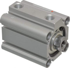 SMC PNEUMATICS - 1" Stroke x 1-1/4" Bore Double Acting Air Cylinder - 1/8 Port, 5/16-24 Rod Thread, 145 Max psi, 15 to 160°F - Americas Tooling