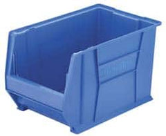 Akro-Mils - 200 Lb. Load Capacity, 20" Deep, Red Polymer Hopper Stacking Bin - 12" High x 12-3/8" Wide x 20" Long - Americas Tooling