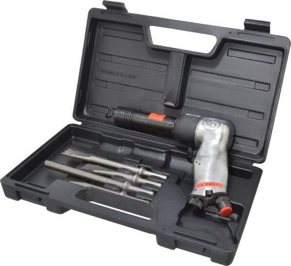 Chicago Pneumatic - 2,000 BPM, 3-1/8 Inch Long Stroke, Pneumatic Chiseling Hammer - 8.5 CFM Air Consumption - Americas Tooling