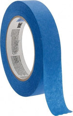 3M - 1" Wide x 60 Yd Long Blue Paper Masking Tape - Series 2090, 5.7 mil Thick, 27 In/Lb Tensile Strength - Americas Tooling