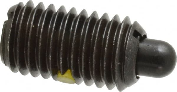 Gibraltar - 5/8-11, 1-1/8" Thread Length, 5/16" Plunger Projection, Steel Threaded Spring Plunger - Americas Tooling