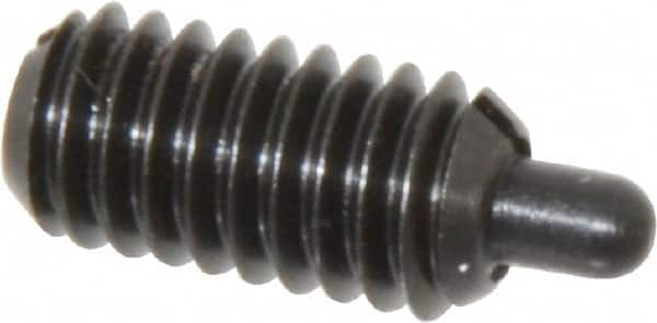 Gibraltar - 5/16-18, 5/8" Thread Length, 3/16" Plunger Projection, Steel Threaded Spring Plunger - Americas Tooling