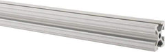 80/20 Inc. - 97 Inches Long x 1 Inch Wide x 1 Inch High, T Slotted Aluminum Extrusion - 0.4379 Square Inches, Clear Anodized Finish - Americas Tooling