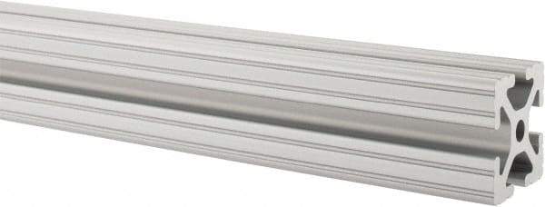 80/20 Inc. - 97 Inches Long x 1-1/2 Inches Wide x 1-1/2 Inches High, T Slotted Aluminum Extrusion - 1.154 Square Inches, Clear Anodized Finish - Americas Tooling