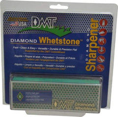 DMT - 6" Long x 2" Wide x 3/4" Thick, Diam ond Sharpening Stone - Rectangle, 1200 Grit, Extra Fine Grade - Americas Tooling