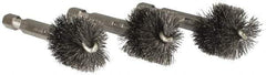 Ridgid - 3/4 Inch Inside Diameter, 13/16 Inch Actual Brush Diameter, Steel, Power Fitting and Cleaning Brush - Americas Tooling