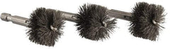 Ridgid - 1 Inch Inside Diameter, 1-3/16 Inch Actual Brush Diameter, Steel, Power Fitting and Cleaning Brush - Americas Tooling