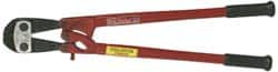 H.K. Porter - 24" OAL, 7/16" Capacity, Bolt Cutter - Round/Center-Cut Head, Fiberglass with Rubber Grips Handle - Americas Tooling